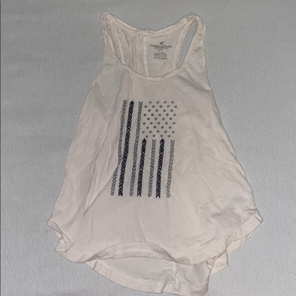 American Eagle flag tank top